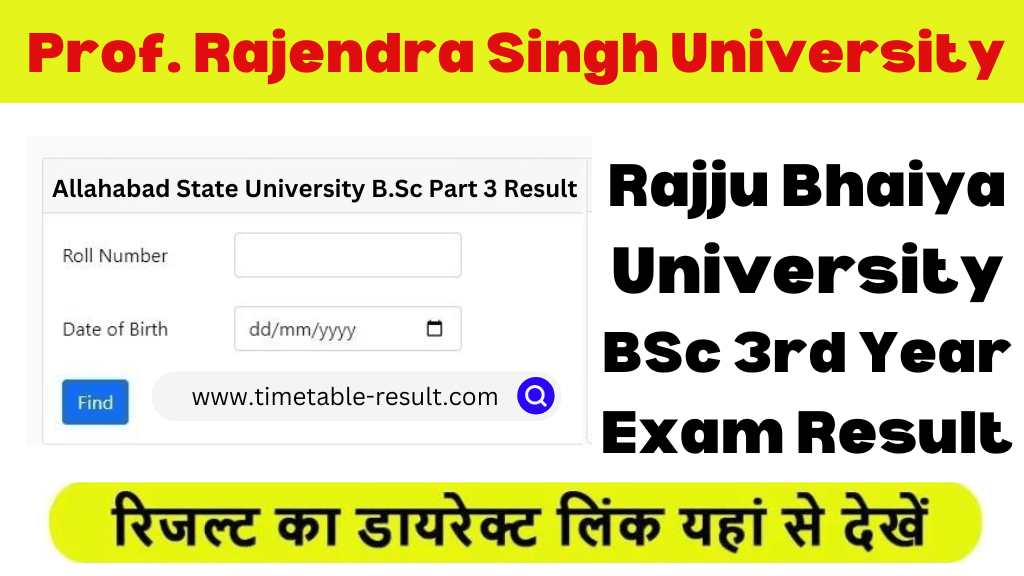 asu bsc 3rd year result