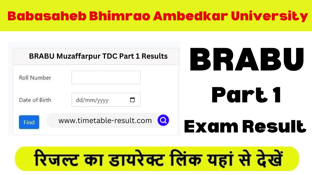 bihar university ba part 1 result