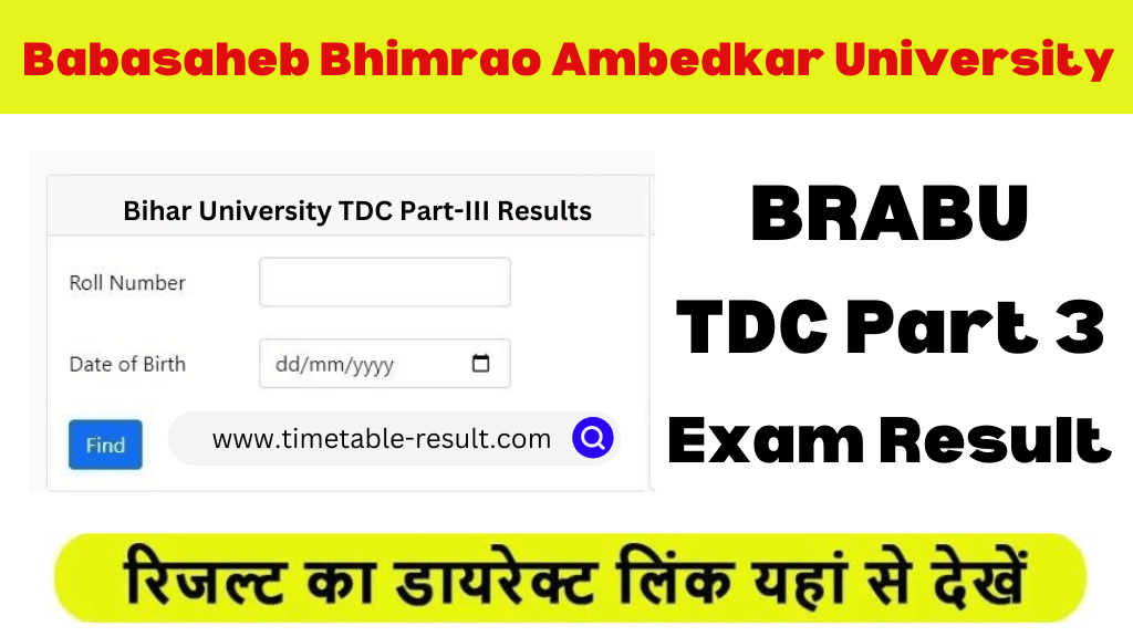 brabu tdc part 3 result