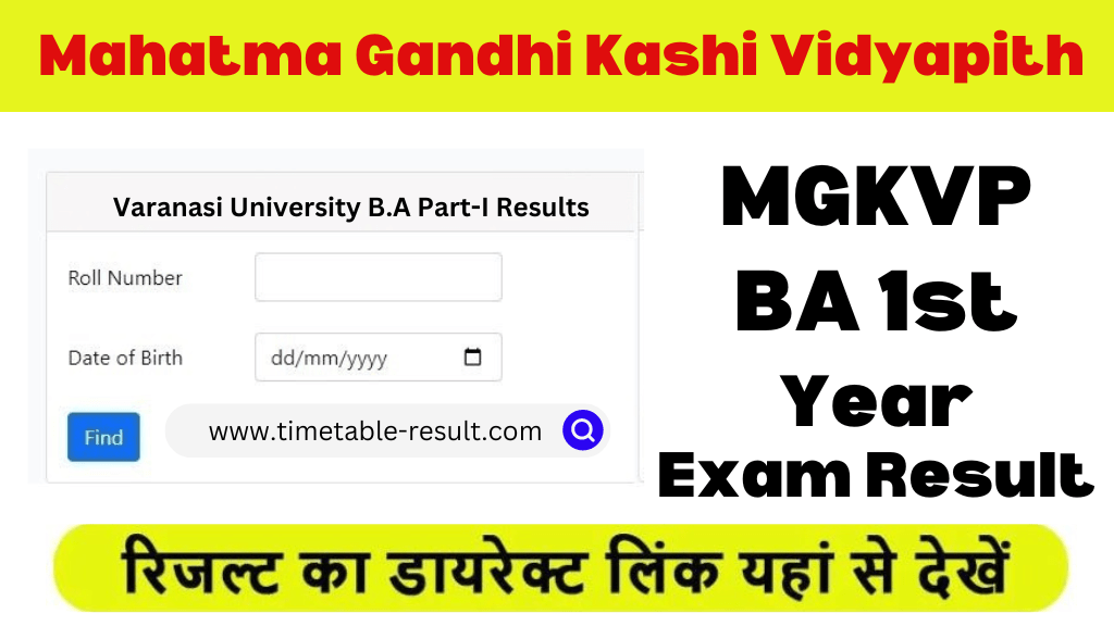 mgkvp ba 1st year result