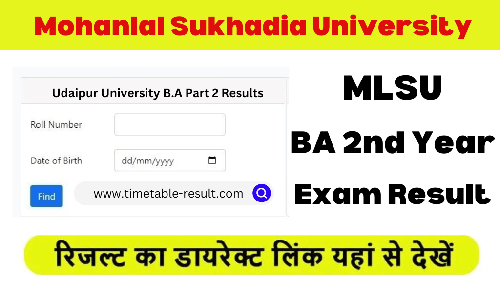 mlsu ba 2nd year result